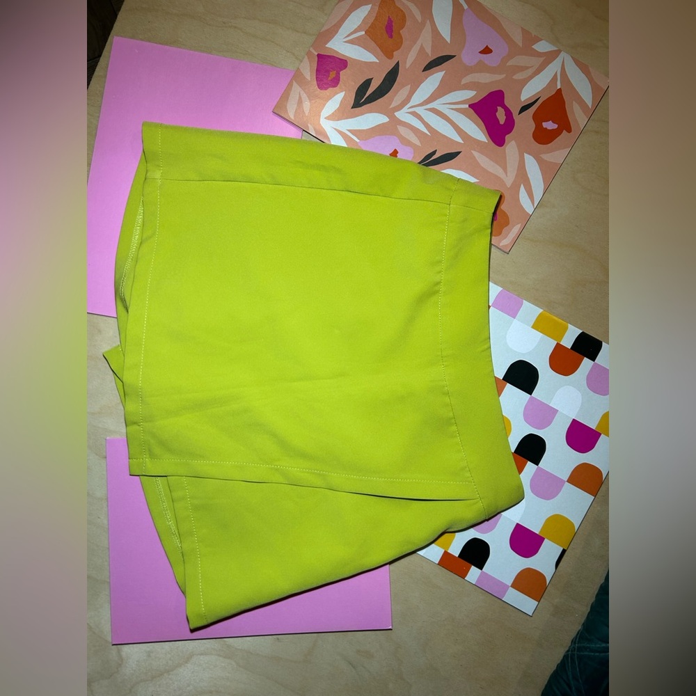 Bright Yellow Skirt